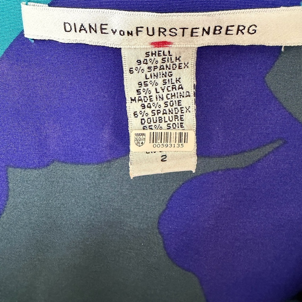 DVF Wrap Dress size 2 Rizer - Picture 3 of 8